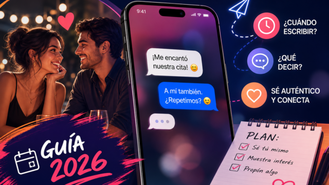 Qué Hacer Después de una Primera Cita: Cuándo Escribir y Qué Decir (Guía 2026)